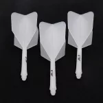 Fluturas si tija darts Cuesoul ROST AK5 Solid Ice, fluturas Big Wing si tija medie