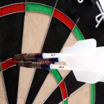 Fluturas si tija darts Cuesoul ROST AK5 Solid Ice, fluturas Big Wing si tija medie