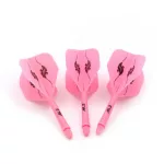 Fluturas si tija darts Cuesoul ROST AK5 Petals, roz, fluturas Standard Wing si tija medie