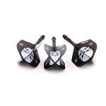 Fluturas si tija darts Cuesoul ROST AK5 Skeleton, negru, fluturas Standard Wing si tija medie