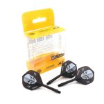 Fluturas si tija darts Cuesoul ROST AK5 Skeleton, negru, fluturas Standard Wing si tija medie