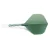 Fluturas si tija darts Cuesoul ROST T19, verde-transparent, fluturas Big Standard Wing si tija lunga