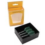 Fluturas si tija darts Cuesoul ROST T19, verde-transparent, fluturas Big Standard Wing si tija lunga