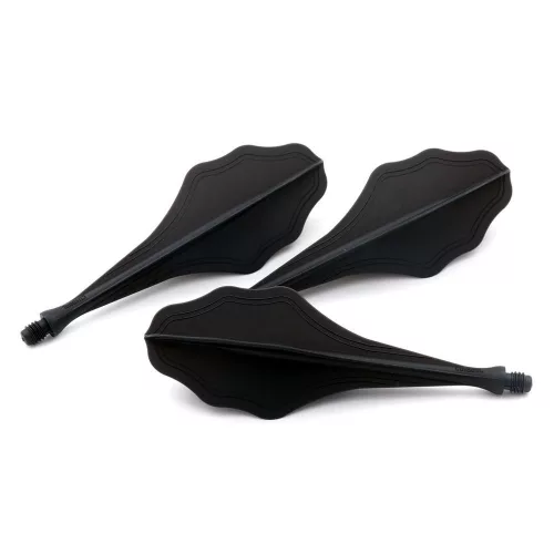 Fluturas darts Cuesoul TRAJ AK8, forma de nor, negru