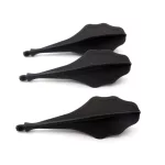 Fluturas darts Cuesoul TRAJ AK8, forma de nor, negru