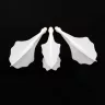 Fluturas darts Cuesoul TRAJ AK8 alb, cloud shape