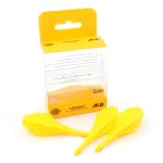 Fluturas darts Cuesoul TRAJ AK8 galben, cloud shape