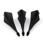 Fluturas darts Cuesoul TRAJ AK8, forma de diamant, negru