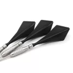 Fluturas darts Cuesoul TRAJ AK8, forma de diamant, negru