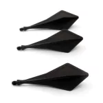 Fluturas darts Cuesoul TRAJ AK8, forma de diamant, negru