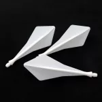 Fluturas darts Cuesoul TRAJ AK8 alb, diamond shape