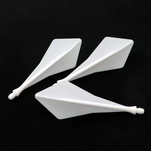Fluturas darts Cuesoul TRAJ AK8 alb, diamond shape