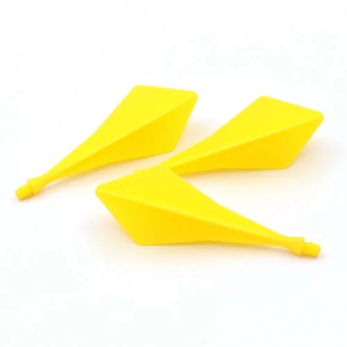 Fluturas darts Cuesoul TRAJ AK8 galben, diamond shape