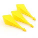Fluturas darts Cuesoul TRAJ AK8 galben, diamond shape