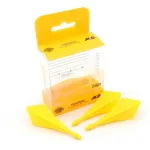 Fluturas darts Cuesoul TRAJ AK8 galben, diamond shape