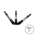 Tija cu arc pentru darts Cuesoul TERO AK7P, negru, tip C, 44 mm
