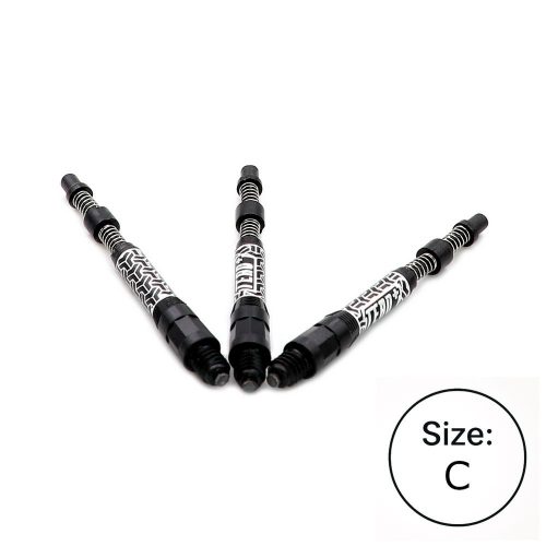 Tija cu arc pentru darts Cuesoul TERO AK7P, negru, tip C, 44 mm