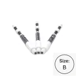 Tija darts cu arc Cuesoul TERO AK7P, alb, B, 40mm