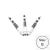 Tija darts cu arc Cuesoul TERO AK7P, alb, B, 40mm