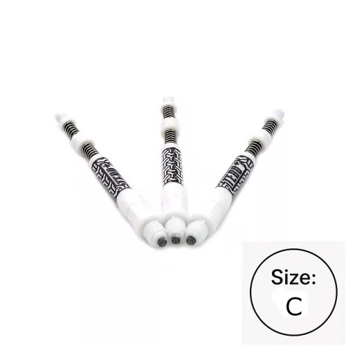 Tija darts cu arc Cuesoul TERO AK7P, alb, C, 44mm