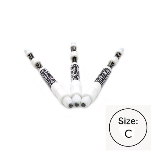Tija darts cu arc Cuesoul TERO AK7P, alb, C, 44mm