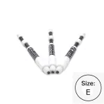 Tija darts cu arc Cuesoul TERO AK7P, alba, E, 50mm