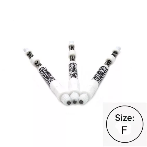Tija darts cu arc Cuesoul TERO AK7P, alb, F, 53mm