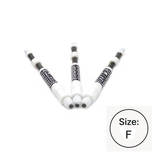 Tija darts cu arc Cuesoul TERO AK7P, alb, F, 53mm