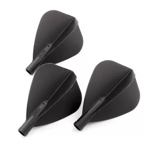 Fluturas darts Cuesoul TERO AK4 Kite Shape, negru