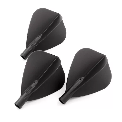 Fluturas darts Cuesoul TERO AK4 Kite Shape, negru