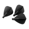 Fluturas darts Cuesoul TERO AK4 Kite Shape, negru