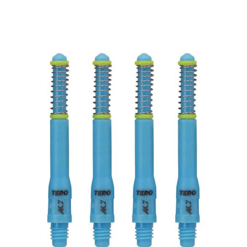 Tija cu arc pentru darts Cuesoul TERO AK7, albastru deschis, E, 40mm