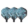 Fluturas darts Cuesoul TERO AK4, negru, model tigru alb, forma standard
