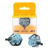 Fluturas darts Cuesoul TERO AK4, negru, model tigru alb, forma standard
