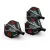 Fluturas darts Cuesoul TERO AK4, negru, model cu trandafir, forma standard