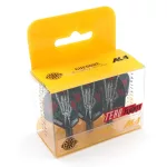 Fluturas darts Cuesoul TERO AK4, negru, model cu trandafir, forma standard