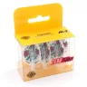 Fluturas darts Cuesoul TERO AK4, alb, model cu trandafir, forma standard