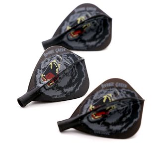 Fluturas darts Cuesoul TERO AK4, negru, model Gorilla, forma Kite