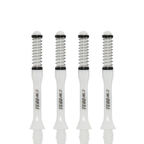 Tija cu arc pentru darts Cuesoul TERO AK7 Slim, alb, E, 40mm
