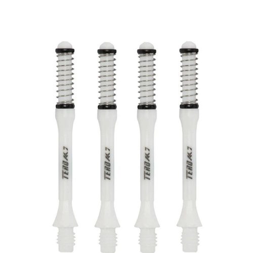Tija cu arc pentru darts Cuesoul TERO AK7 Slim, alb, F, 43.5mm
