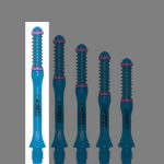 Tija cu arc pentru darts Cuesoul TERO AK7 Slim, albastru, F, 43.5mm