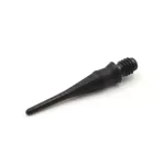 Varf darts soft plastic, Cuesoul negru, 26mm, 80 buc