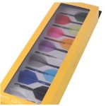 Fluturas si tija darts Cuesoul Rost 77 Small Wing si tija lunga, set 12 buc