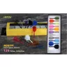   Fluturas si tija darts Cuesoul Rost 77 Small Wing si tija lunga, set 12 buc
