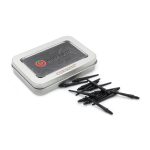 Varf soft (plastic) pentru darts Cuesoul Oto, filet M5, negru, 29mm – set de 80 bucati