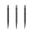 Varf metalic pentru darts Cuesoul Touch Point II V Cuts, gri metalizat, 33mm
