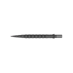 Varf metalic pentru darts Cuesoul Touch Point II V Cuts, gri metalizat, 33mm