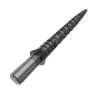 Varf metalic pentru darts Cuesoul Touch Point II V Cuts, gri metalizat, 37mm