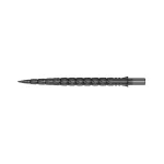 Varf metalic pentru darts Cuesoul Touch Point II V Cuts, gri metalizat, 37mm