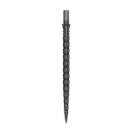 Varf metalic pentru darts Cuesoul Touch Point II V Cuts, gri metalizat, 41mm